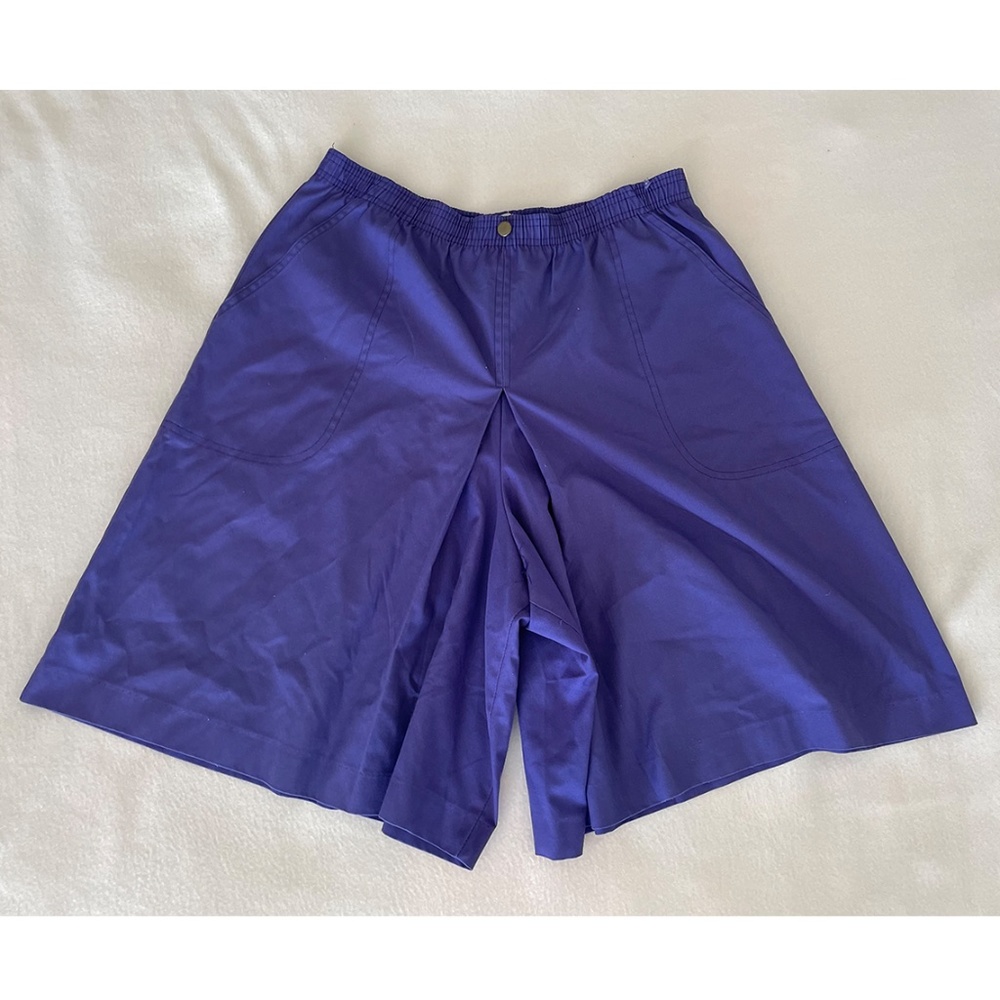 Vintage Koret Francisca Purple Shorts (Shorts Skort Look)